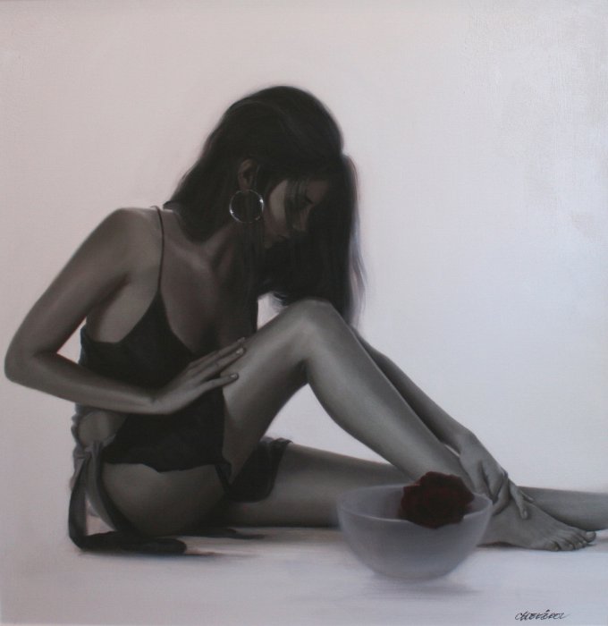 Рисует Таламбек Чекиров