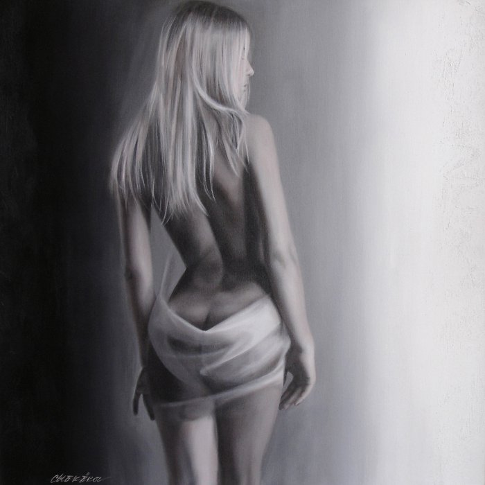 Рисует Таламбек Чекиров