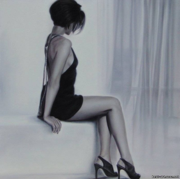 Рисует Таламбек Чекиров