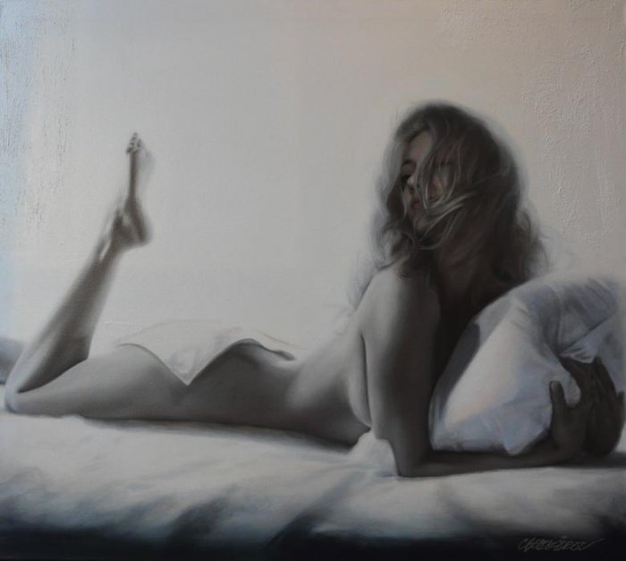 Рисует Таламбек Чекиров