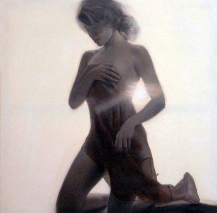 Рисует Таламбек Чекиров