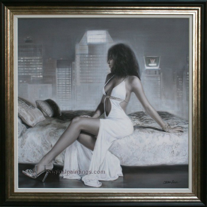 Рисует Таламбек Чекиров