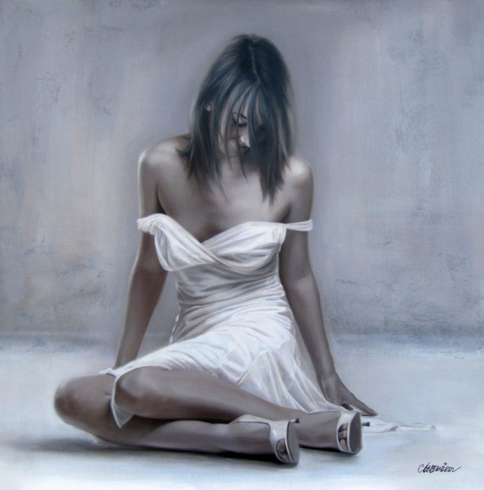 Рисует Таламбек Чекиров