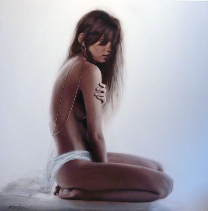 Рисует Таламбек Чекиров