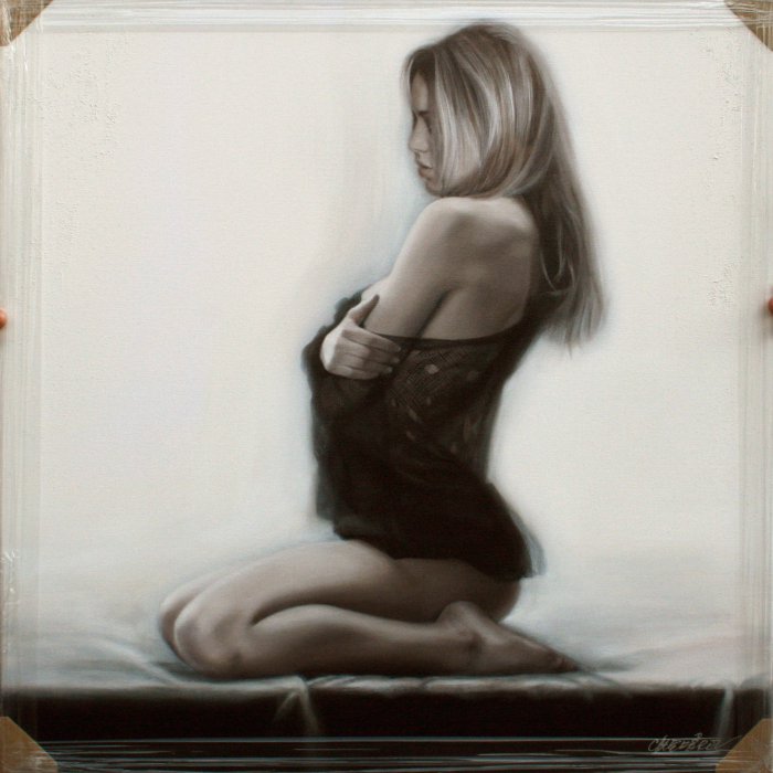 Рисует Таламбек Чекиров