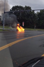 Сгорела Tesla-S