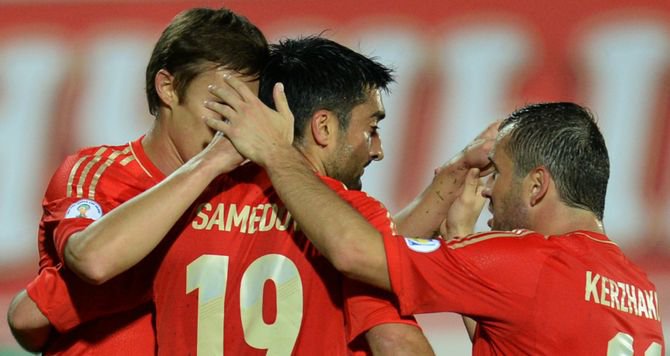 Сборная России победила в Люксембурге