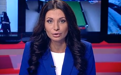 Ведущая новостей жжет