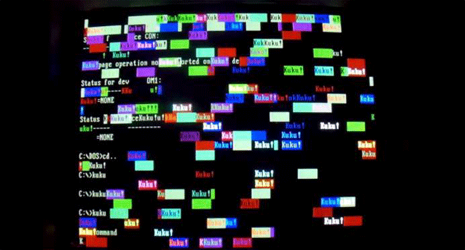 Компьютерные вирусы эпохи MS-DOS (в гифках) Компьютерные вирусы эпохи MS-DOS (в гифках)