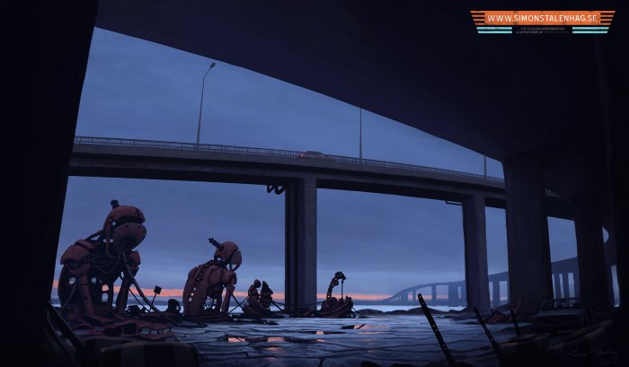 Artworks by Simon Stalenhag