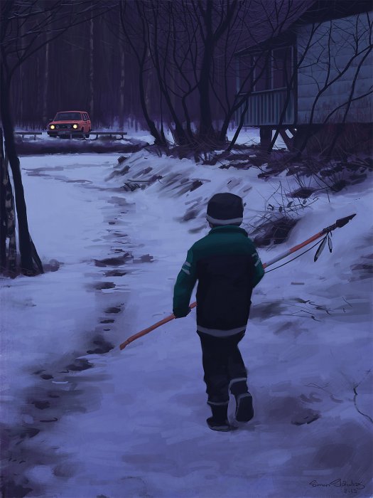 Artworks by Simon Stalenhag