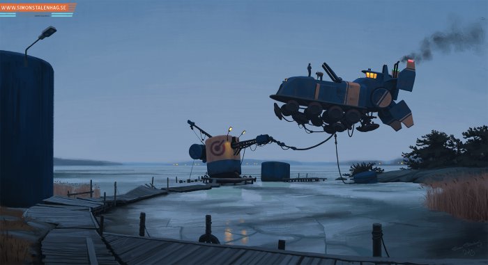 Artworks by Simon Stalenhag