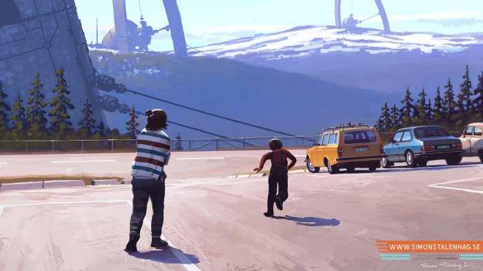 Artworks by Simon Stalenhag