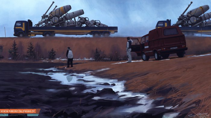 Artworks by Simon Stalenhag