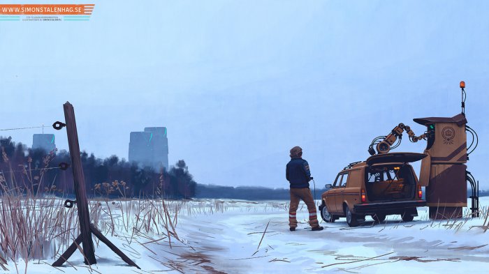 Artworks by Simon Stalenhag