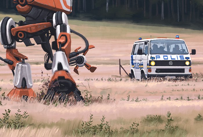 Artworks by Simon Stalenhag