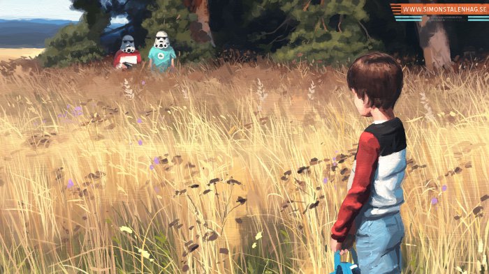 Artworks by Simon Stalenhag