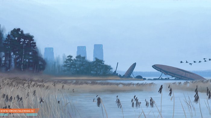 Artworks by Simon Stalenhag