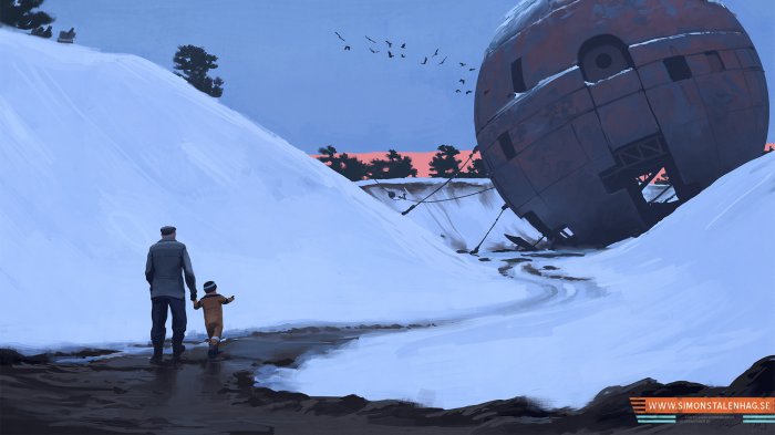 Artworks by Simon Stalenhag
