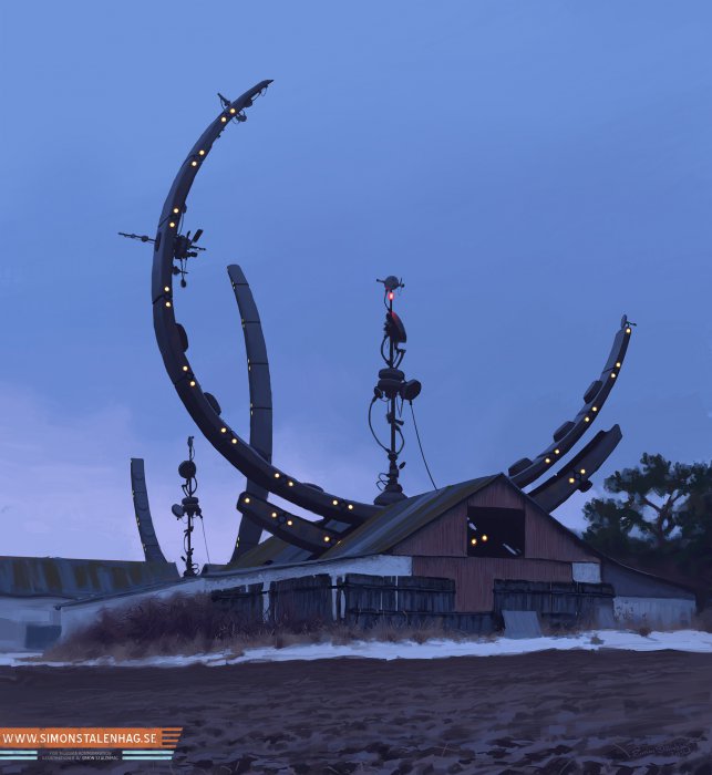 Artworks by Simon Stalenhag