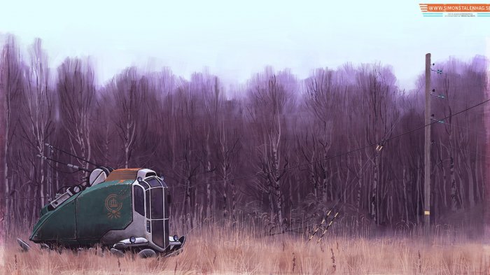 Artworks by Simon Stalenhag
