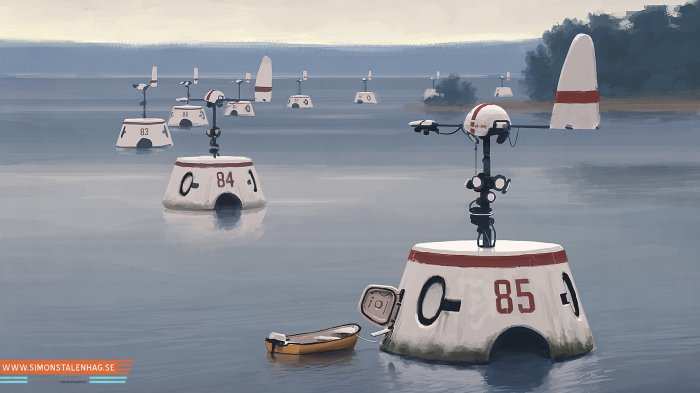 Artworks by Simon Stalenhag