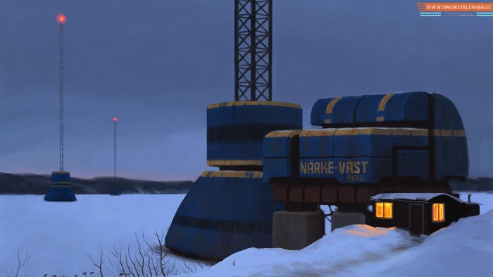 Artworks by Simon Stalenhag