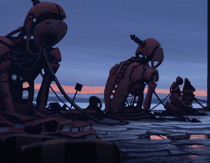 Artworks by Simon Stalenhag