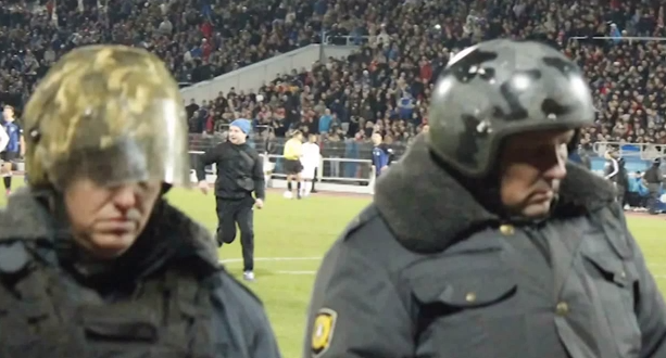 Шинник - Спартак. Драка с Омоном