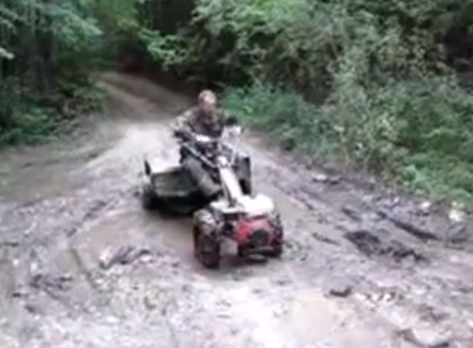 Дикий мотоблок