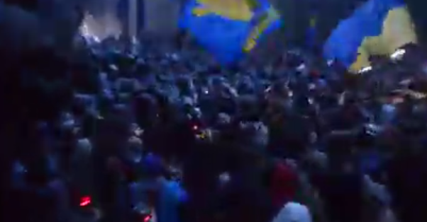 "Беркут" и сторонники евроинтеграции