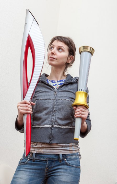 Фотосравнение олимпийских факелов 1980/2014