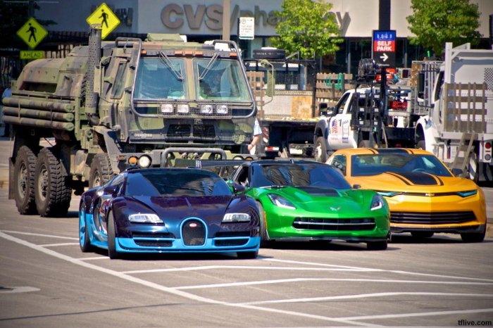 Фото и видео со съемок "Трансформеры: Эпоха истребления"