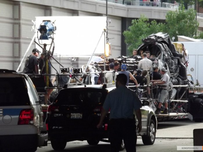 Фото и видео со съемок "Трансформеры: Эпоха истребления"