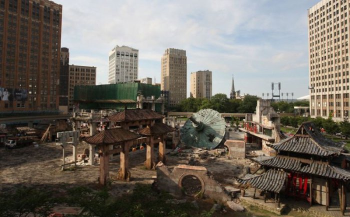 Фото и видео со съемок "Трансформеры: Эпоха истребления"