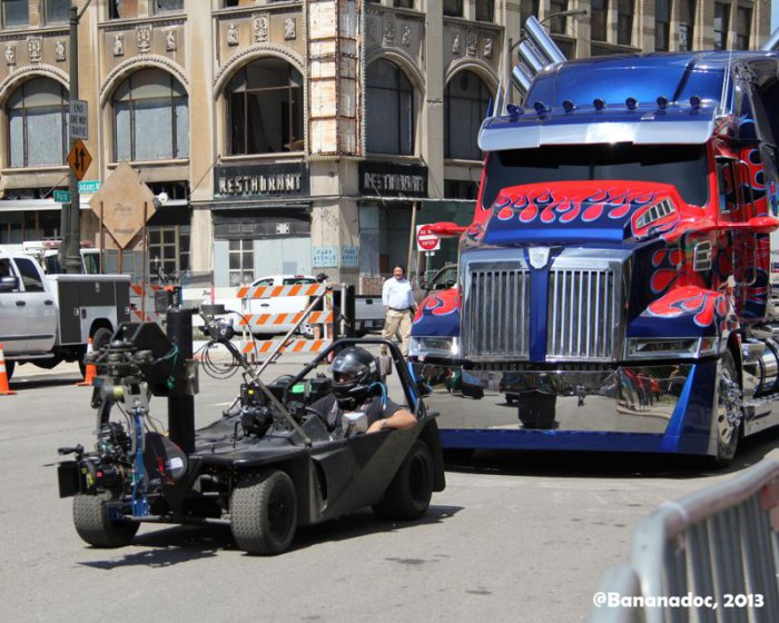 Фото и видео со съемок "Трансформеры: Эпоха истребления"