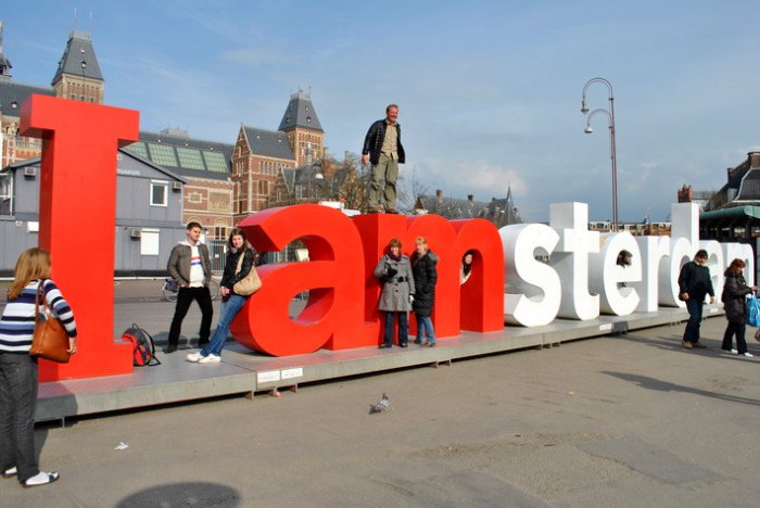 Прогулка по весеннему Амстердаму Прогулка по весеннему Амстердаму