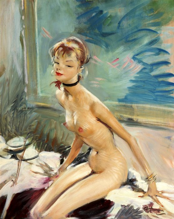 Рисует Jean-Gabriel DOMERGUE 