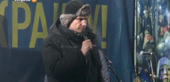 Выступление пьяного Кличко!