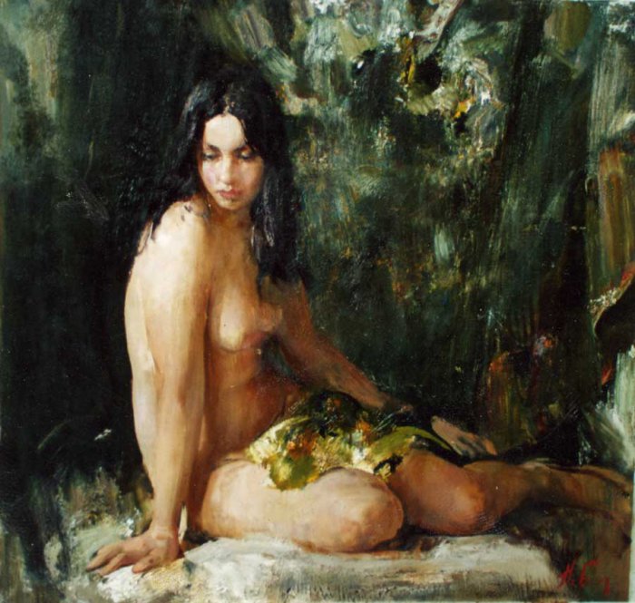 Рисует Николай Блохин