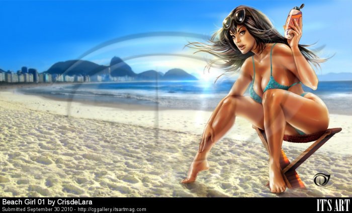 Рисует Cris De Lara