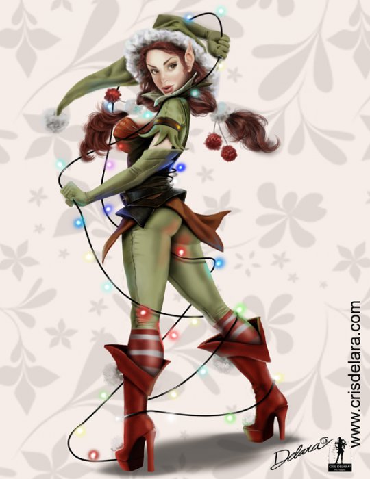 Рисует Cris De Lara