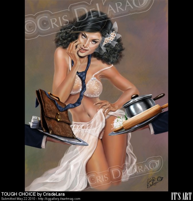 Рисует Cris De Lara