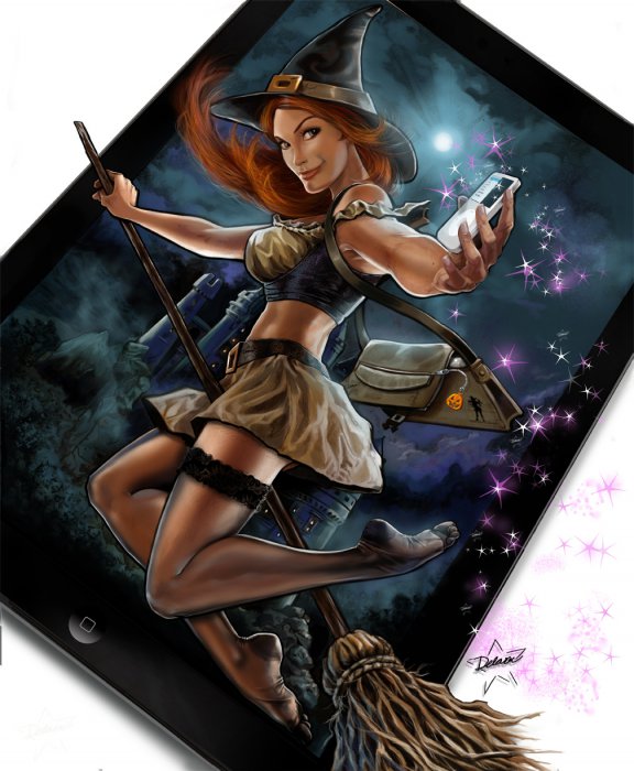 Рисует Cris De Lara