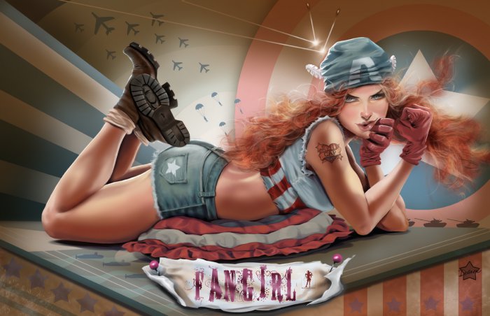 Рисует Cris De Lara