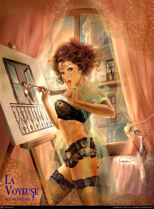 Рисует Cris De Lara