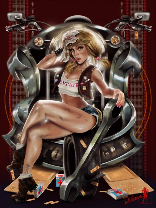 Рисует Cris De Lara