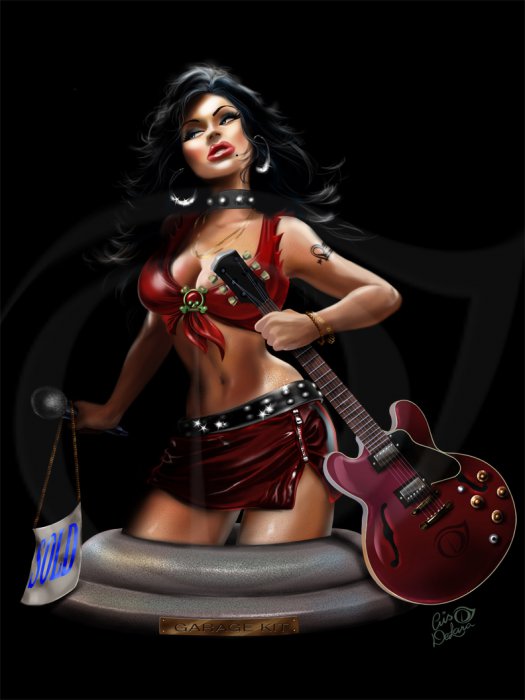 Рисует Cris De Lara