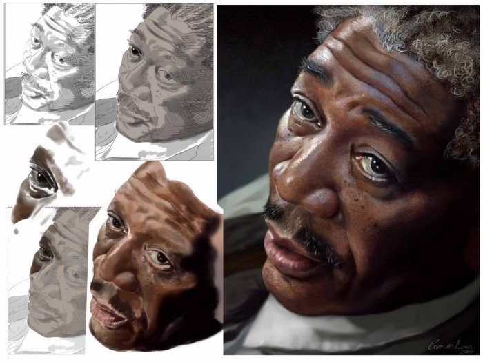 Рисует Cris De Lara