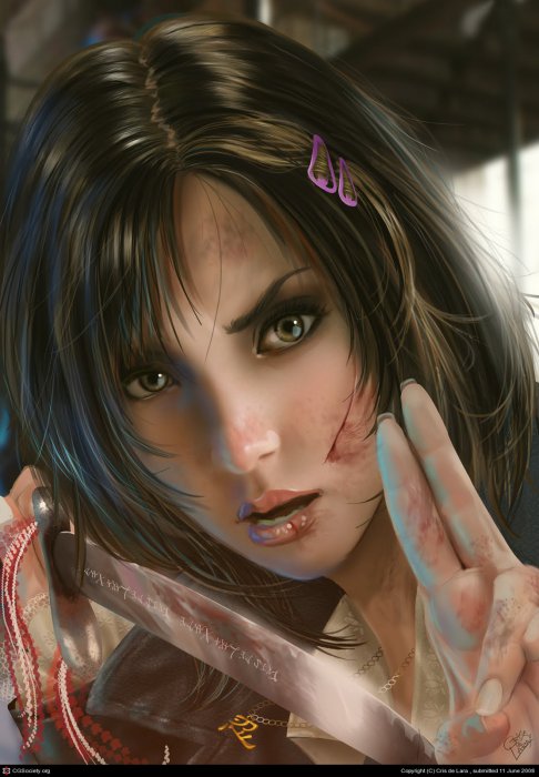 Рисует Cris De Lara